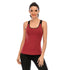Two-in-one long  Yoga Vest Hollow Back Vest Soft Slim Yoga Suit